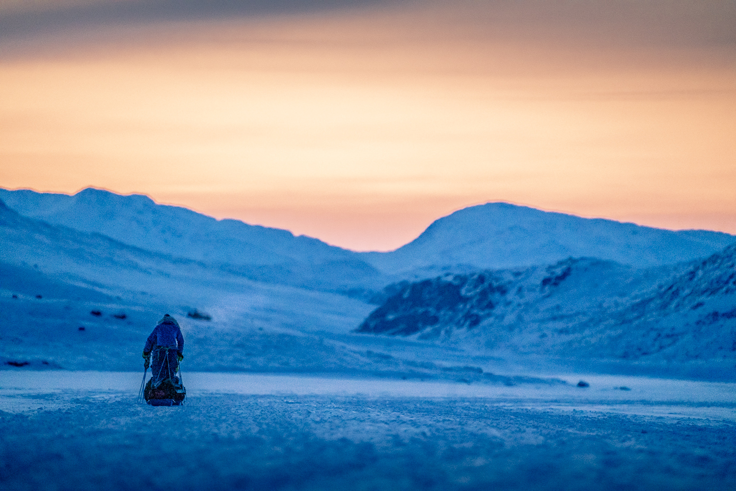 Traversée en ski pulka sur l'Arctic Circle Trail, Groenland